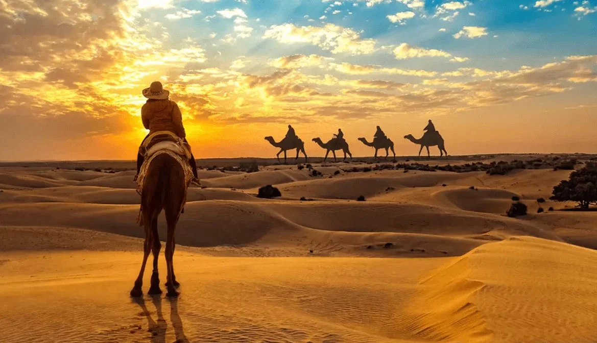 Camel safari Jaisalmer